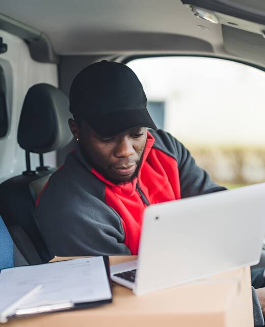 D2D Cargo driver preparing for a haulage delivery in Lagos